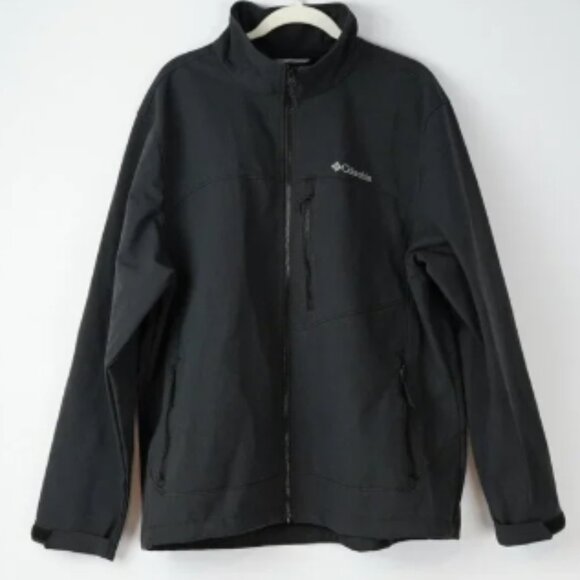 Columbia Men's Ascender Softshell Jacket Black - XL - Picture 1 of 5